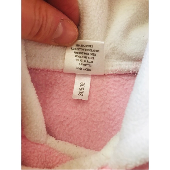 FREE* with purchase pink fleece coat and hat! - Picture 3 of 7